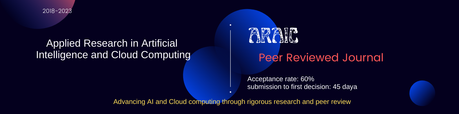 Applied Research in Artificial Intelligence and Cloud Computing